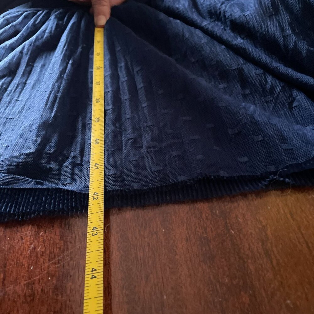 NWT Anthropologie Hutch Tulle Navy Bow Dress SZ 10 Coquette Formal strapless - Picture 9 of 11